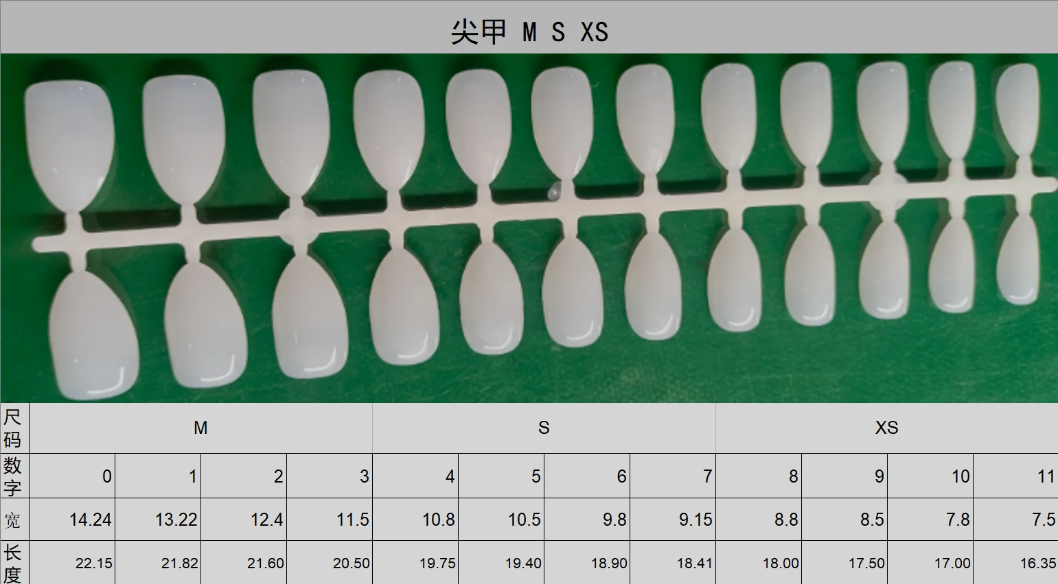 尖甲 M S XS
