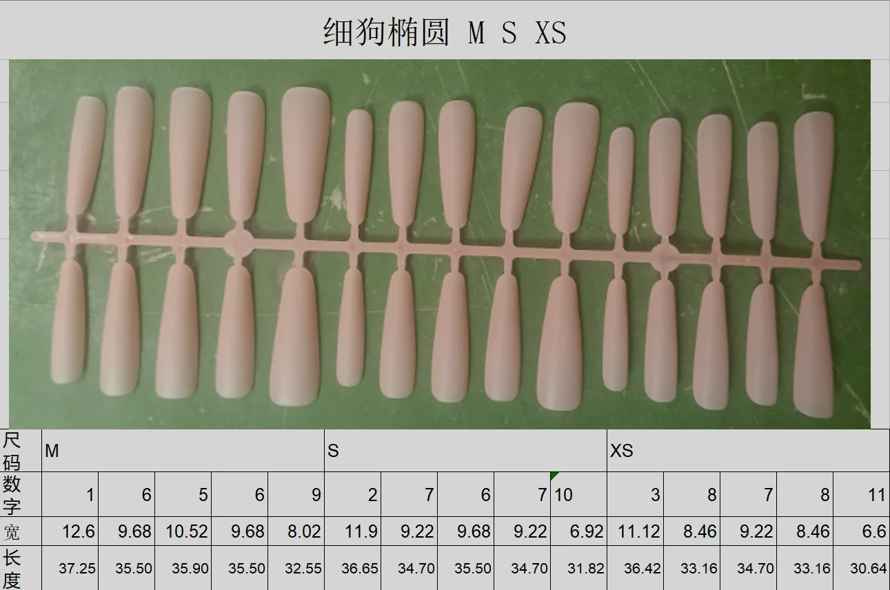细狗椭圆 M S XS